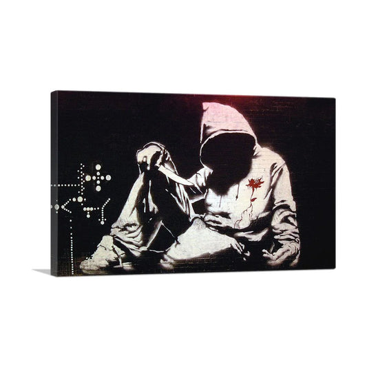 Hooded Man with Knife