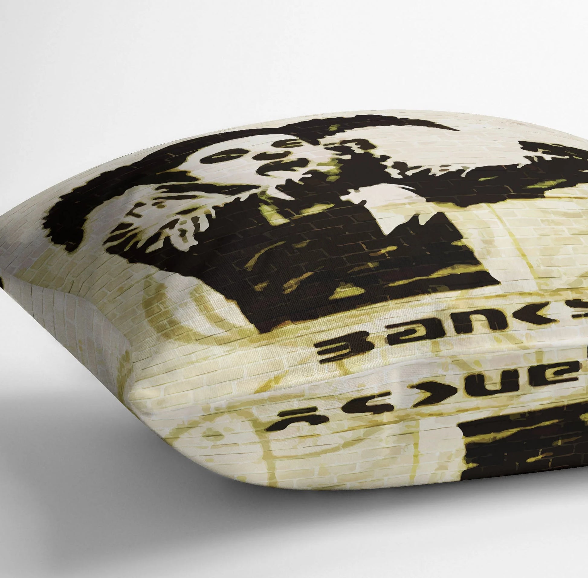 Banksy Gun Toting Clown Bristol Cushion