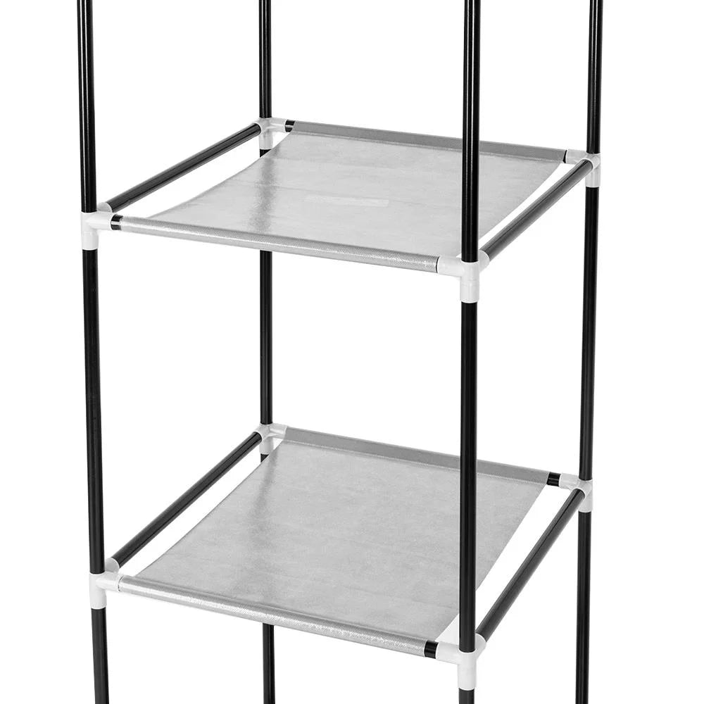 Ktaxon 69" Portable Closet Wardrobe Clothes Rack Storage Organizer & Shelf Home Cabinet